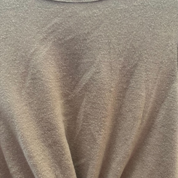 Belle Du Jour Junior’s Twist Front Long Sleeve Sweater - Picture 8 of 11